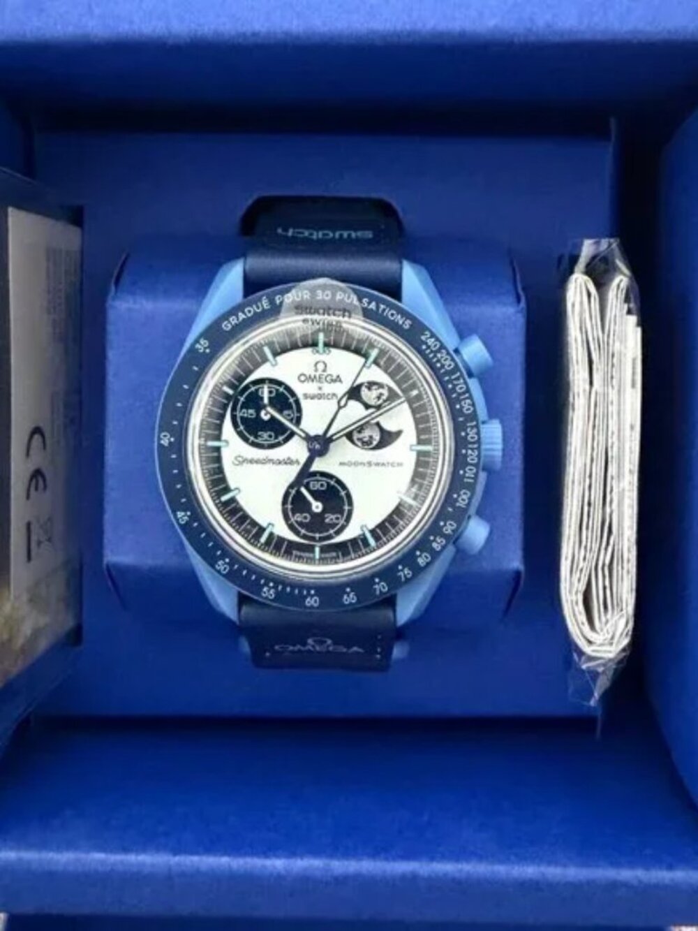 Swatch Blue and White Men's Watch